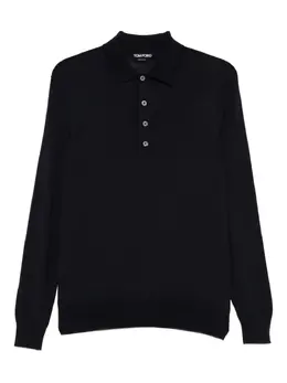 TOM FORD: Поло с длинным рукавом 