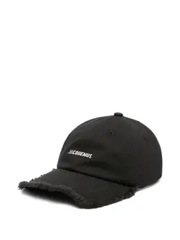 Jacquemus: Чёрная кепка  La Casquette