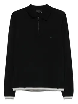 Emporio Armani: Поло из шерсти 