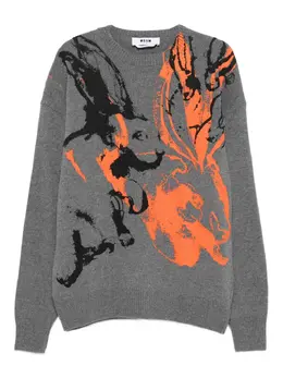 MSGM: Свитер из кролика 