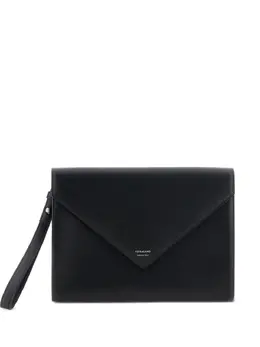 Ferragamo: Чёрный клатч 