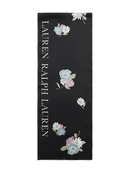 Lauren Ralph Lauren: Шарф с растительным принтом 