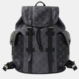 Louis Vuitton: Чёрный рюкзак 