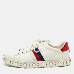 Gucci: Белые кроссовки  Ace