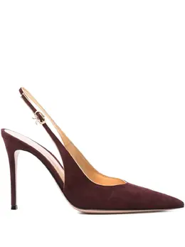 Gianvito Rossi: Коричневые туфли 
