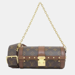Louis Vuitton: Коричневая сумка  Papillon