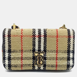 Burberry: Многоцветная сумка 