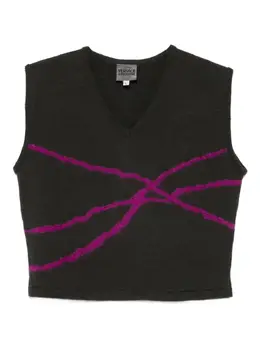 Versace Pre-Owned: Жилет в полоску 