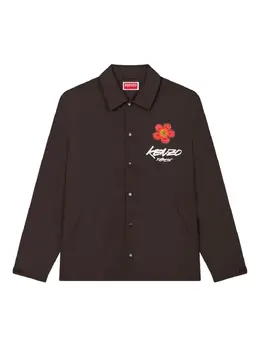 Kenzo: Рубашка с цветочным принтом 