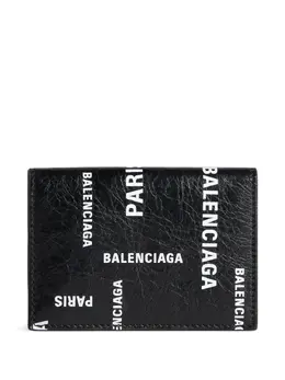 Balenciaga: Кошелёк с принтом 