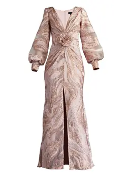 Tadashi Shoji: Платье с принтом 