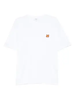 Maison Kitsuné: Белая футболка 