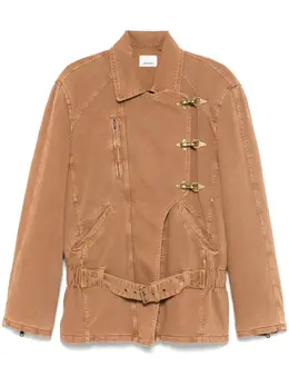 ISABEL MARANT: Коричневая куртка  Caitlyn