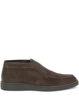 Santoni: Коричневые ботинки 