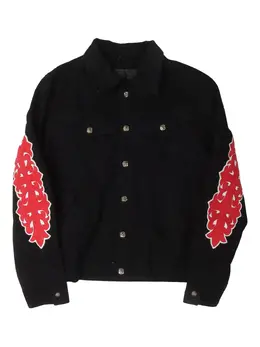 Chrome Hearts: Куртка с растительным принтом 