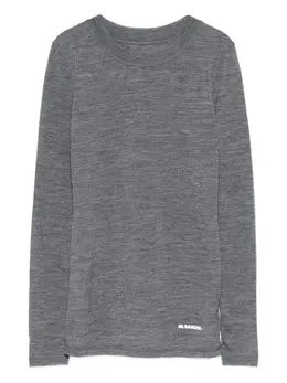 Jil Sander: Топ с длинным рукавом 