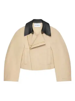 Givenchy: Бежевая куртка 