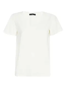 Weekend Max Mara: Футболка с v-образным вырезом 
