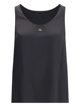 Dolce & Gabbana: Шёлковый топ 