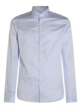 Canali: Рубашка в полоску 