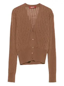 Max Mara: Коричневый кардиган 