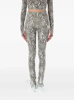 adidas by Stella McCartney: Легинсы со змеиным принтом 