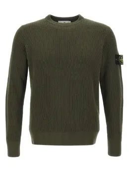 Stone Island: Зелёный свитер 