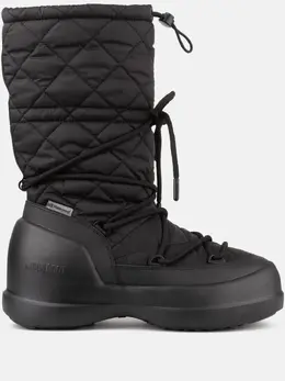 Moon Boot: Чёрные ботинки 