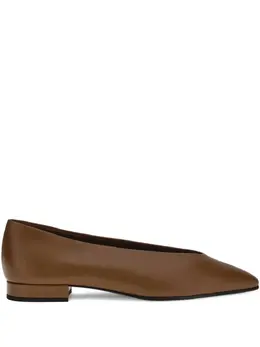 Loro Piana: Коричневые балетки 