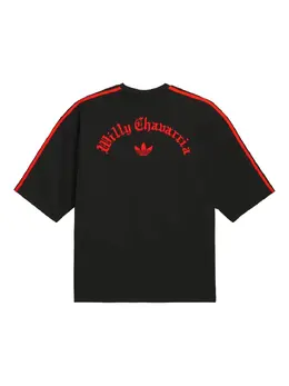 adidas: Чёрная футболка 