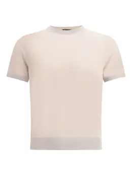 Loro Piana: Бежевая футболка 
