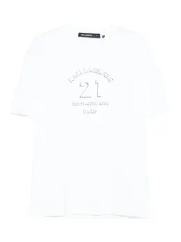Karl Lagerfeld: Хлопковая футболка 