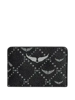 Zadig&Voltaire: Чёрный картхолдер  Monogram