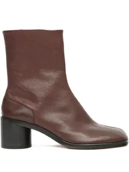 Maison Margiela: Коричневые ботинки  Tabi