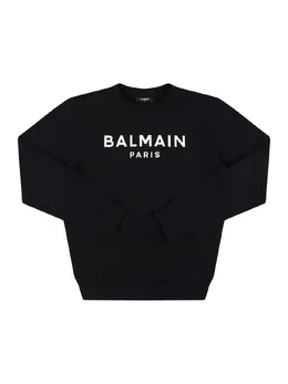 BALMAIN: Хлопковый свитшот 