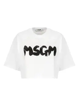 MSGM: Футболка с принтом 