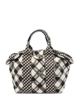 CHANEL Pre-Owned: Белая сумка-шоппер 