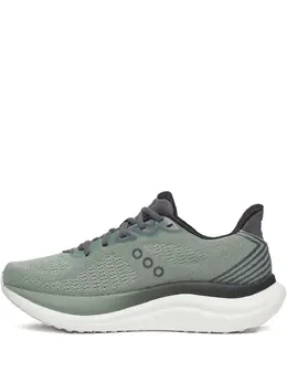 Saucony: Зелёные кроссовки 