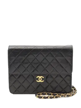 CHANEL Pre-Owned: Чёрная сумка 