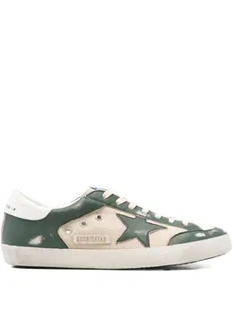 Golden Goose: Бежевые кроссовки  Super Star