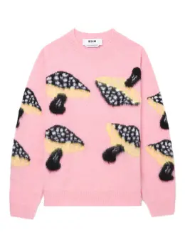 MSGM: Свитер с принтом 