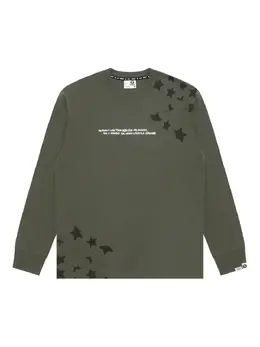 AAPE BY *A BATHING APE®: Свитшот с длинным рукавом 