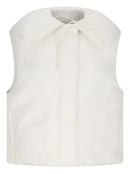 Jil Sander: Кожаный жилет 