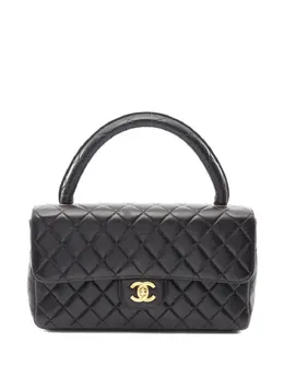 CHANEL Pre-Owned: Чёрная сумка 