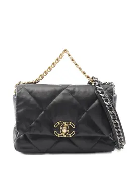 CHANEL Pre-Owned: Чёрная сумка 