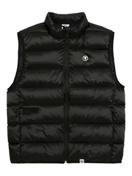 AAPE BY *A BATHING APE®: Чёрный жилет 