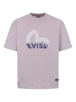 EVISU: Футболка с принтом 