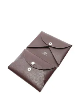 Hermès Pre-Owned: Бордовый кошелёк 