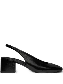 Courrèges: Чёрные туфли 
