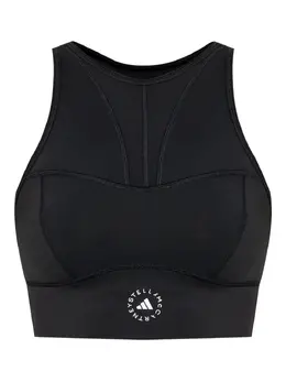 adidas by Stella McCartney: Чёрный бюстгальтер 